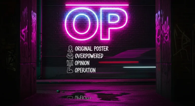 OP Meaning Slang