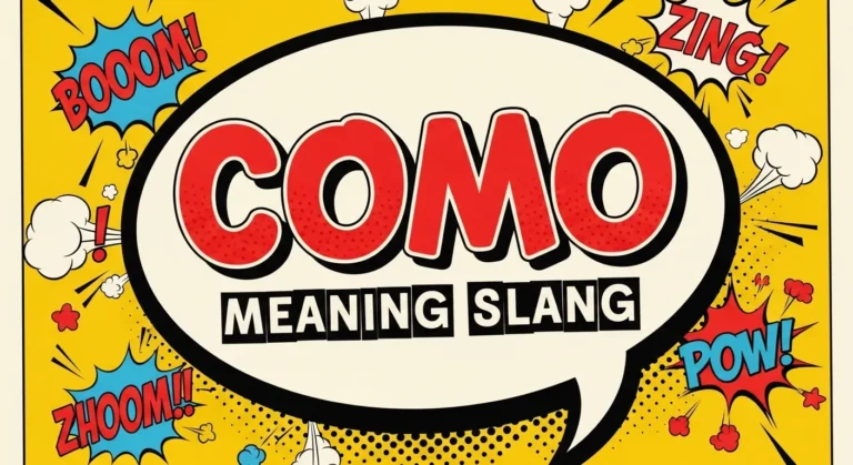Como Meaning Slang